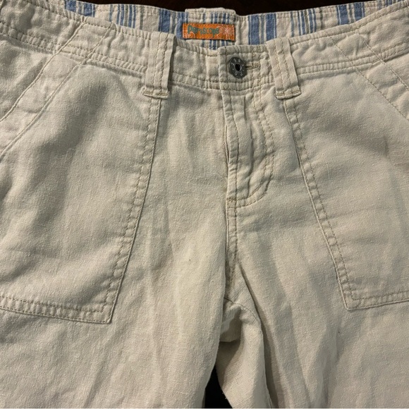 Periscope low rise linen capris size 7 - Picture 3 of 6